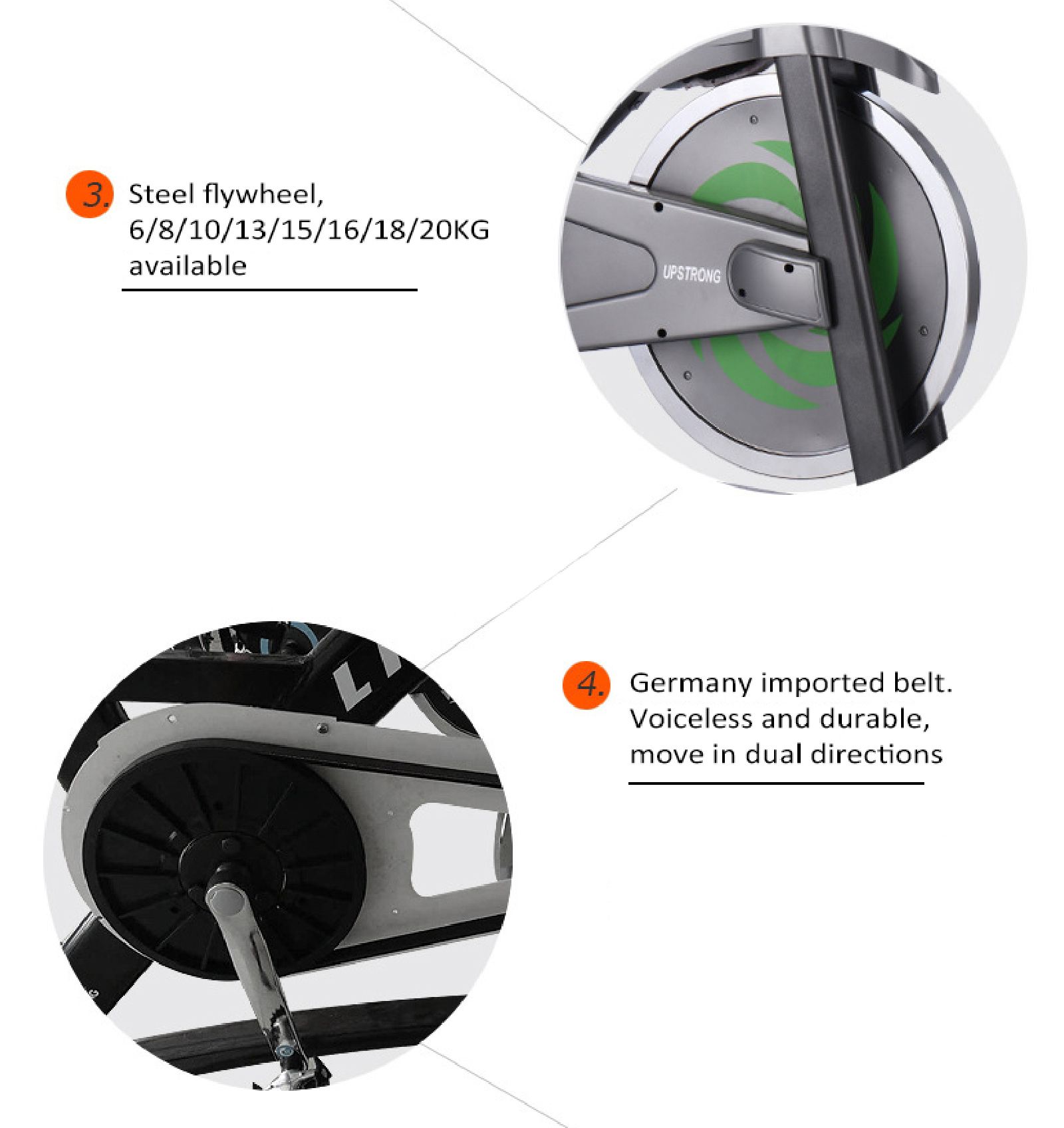 Bici ciclistica aerobica per allenamento per esercizi