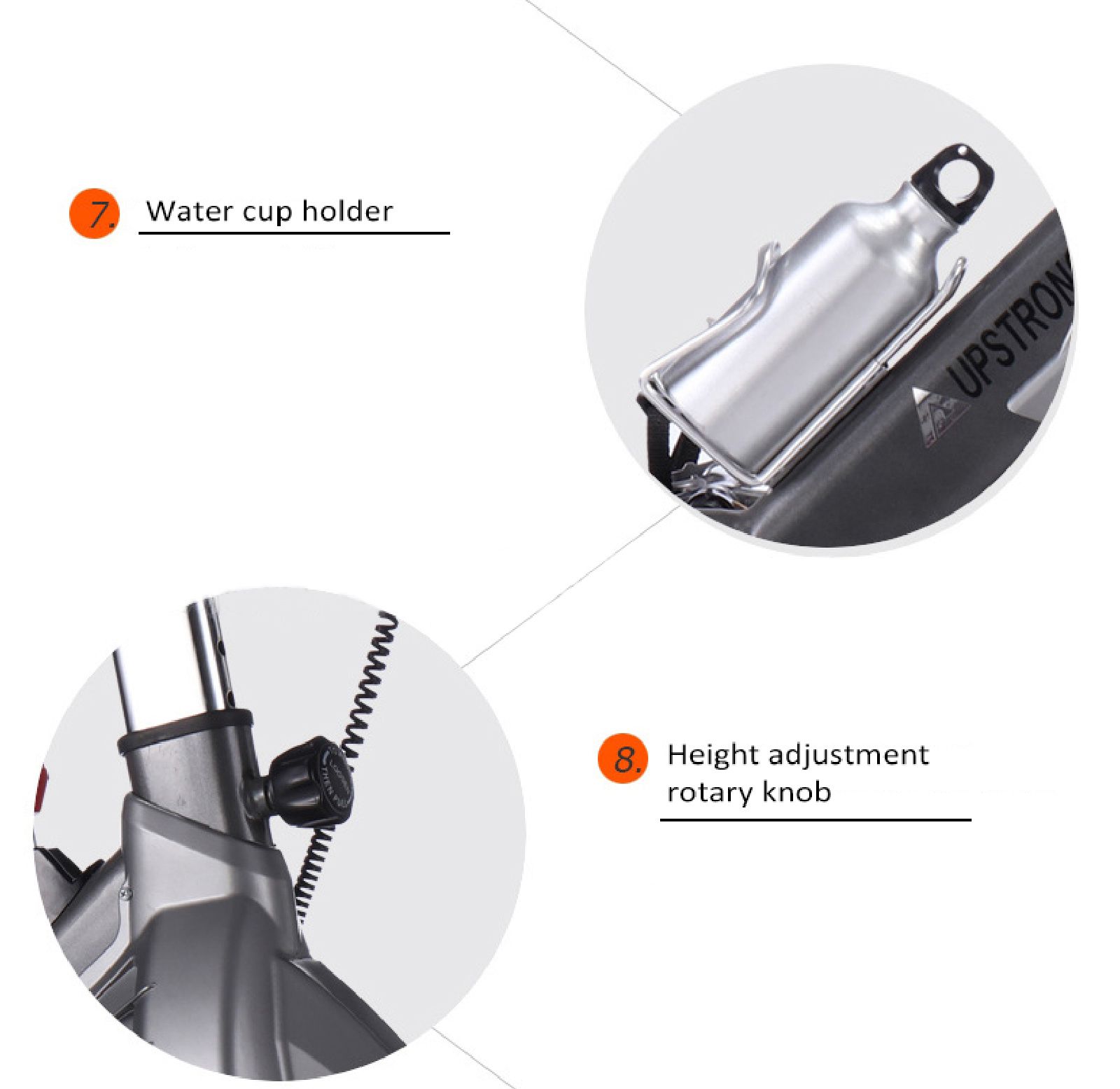 Bici ciclistica aerobica per allenamento per esercizi