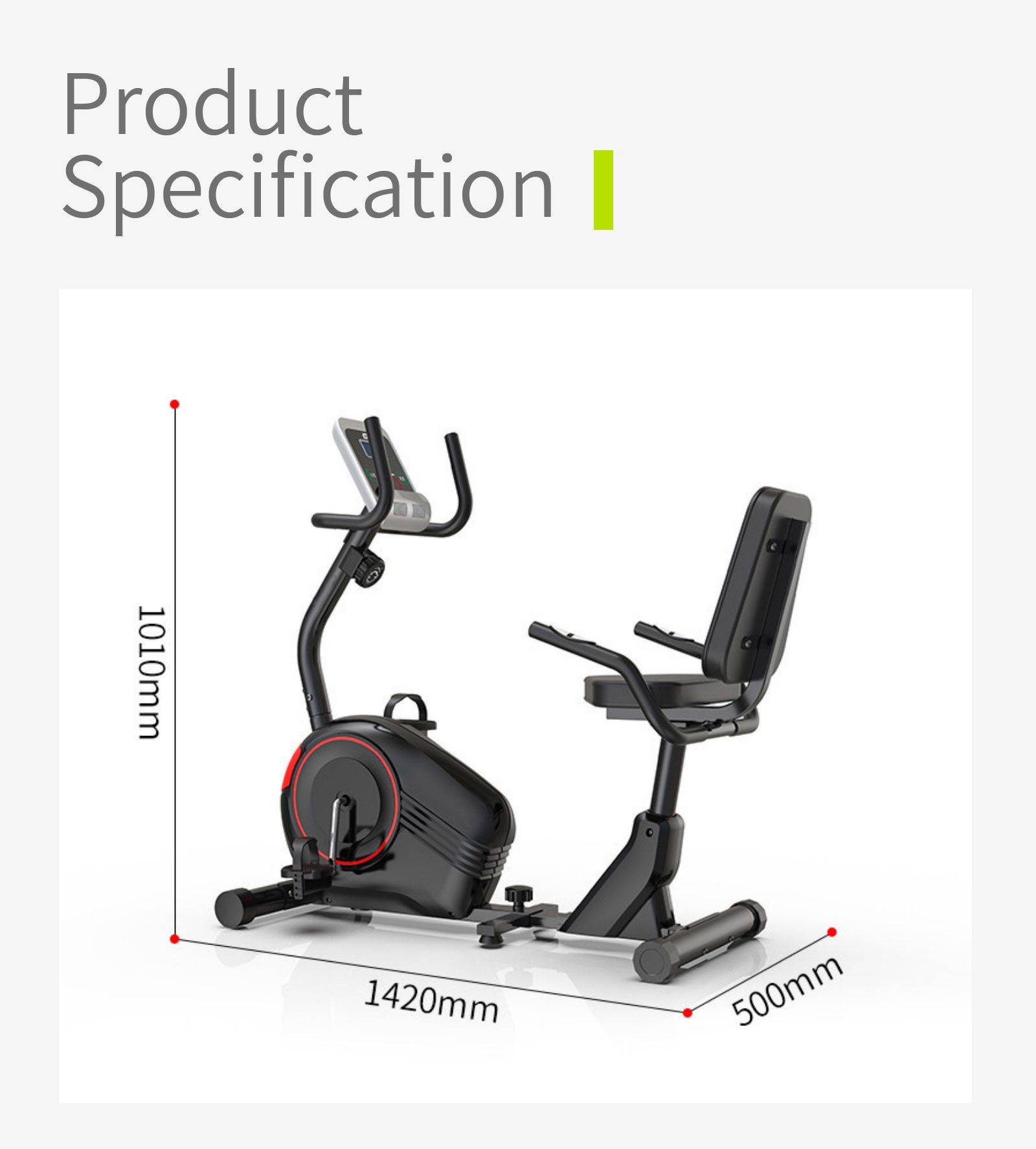 Bike di allenamento recumbente