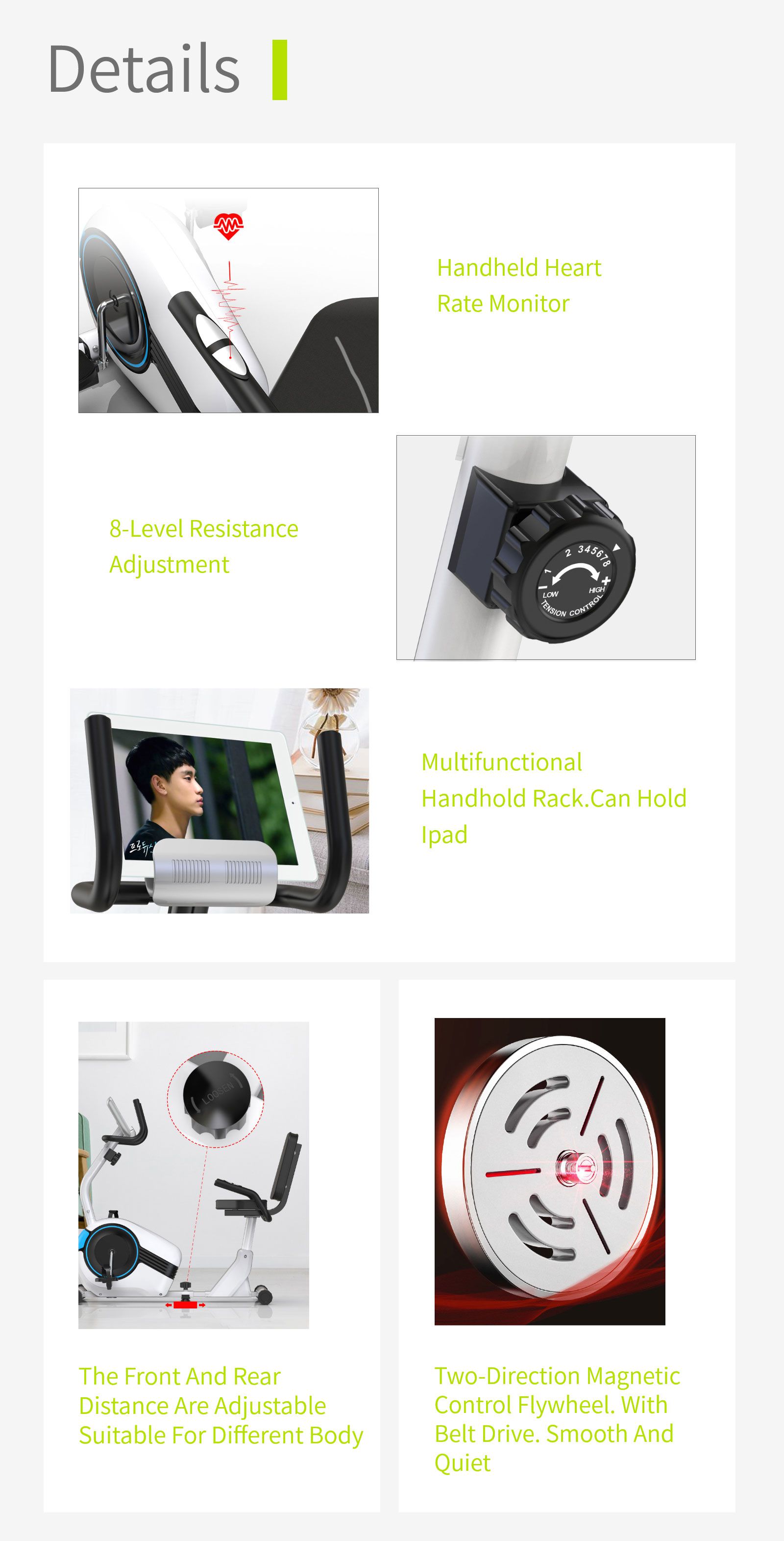 Bike di allenamento recumbente