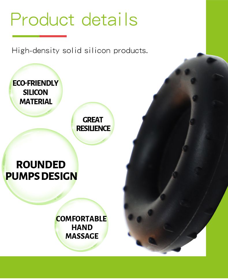 Anello di allenamento a mano in gomma tennikoit Anello di allenamento a mano in gomma tennikoit