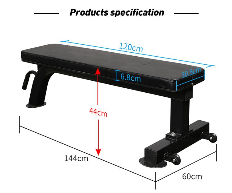 Panchina piatta di manubri Panchina piatta di manubri