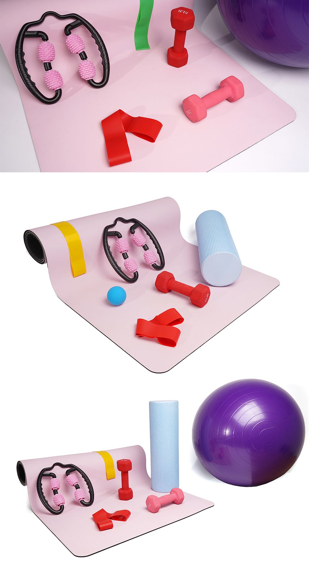 Kit di allungamento del tappetino per yoga Pu