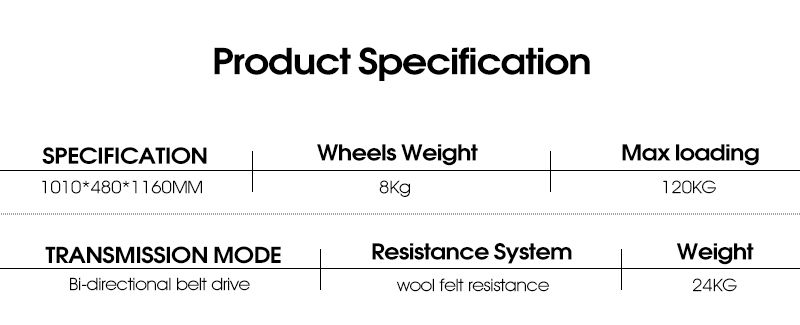 Bike di esercizio magnetico a doppia resistenza