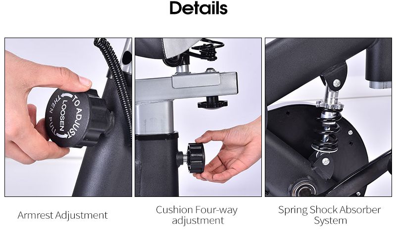 Dettagli di spin bici indoor