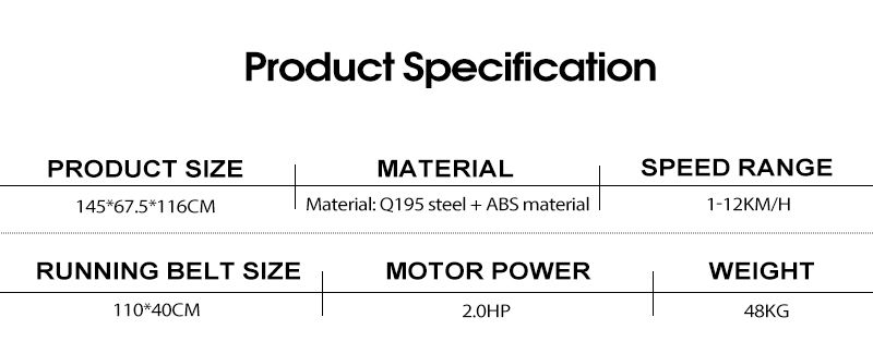 Tapis roulant elettrico pieghevole silenzioso interno