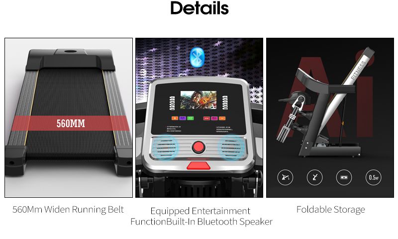 Tapis roulant elettrico pieghevole silenzioso interno