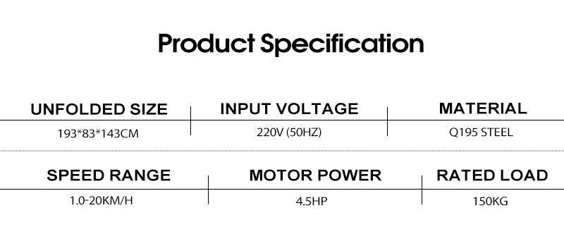 Tapis roulant commerciale multifunzionale interno