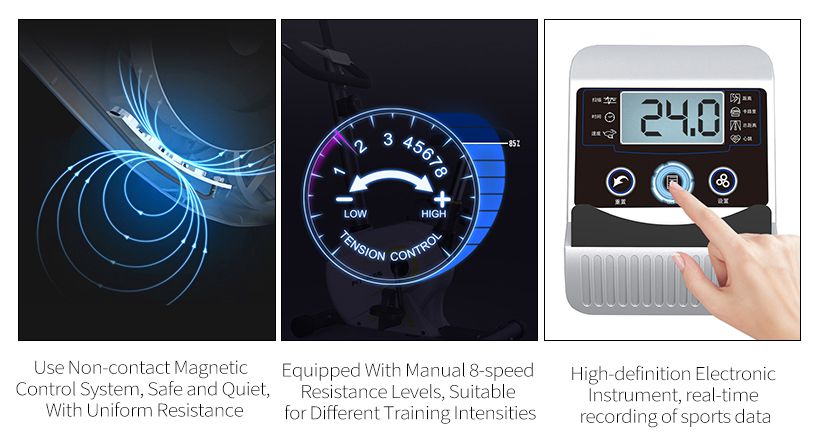 Casa in tutto coperta per casa Mute Mute Magne Control di allenamento stazionario