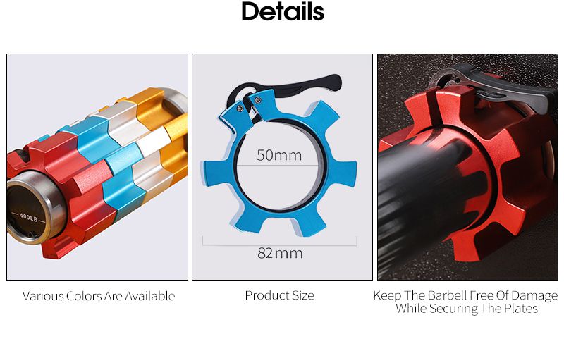 Colletti di bilanciere olimpici in alluminio