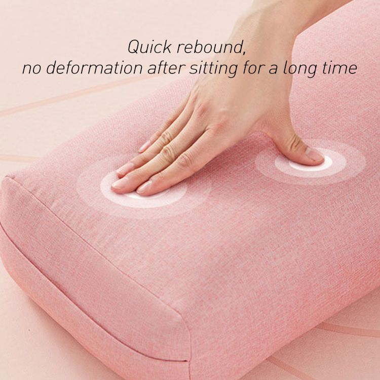 Bolster cuscino di meditazione premium sostite il cuscino rettangolare di supporto