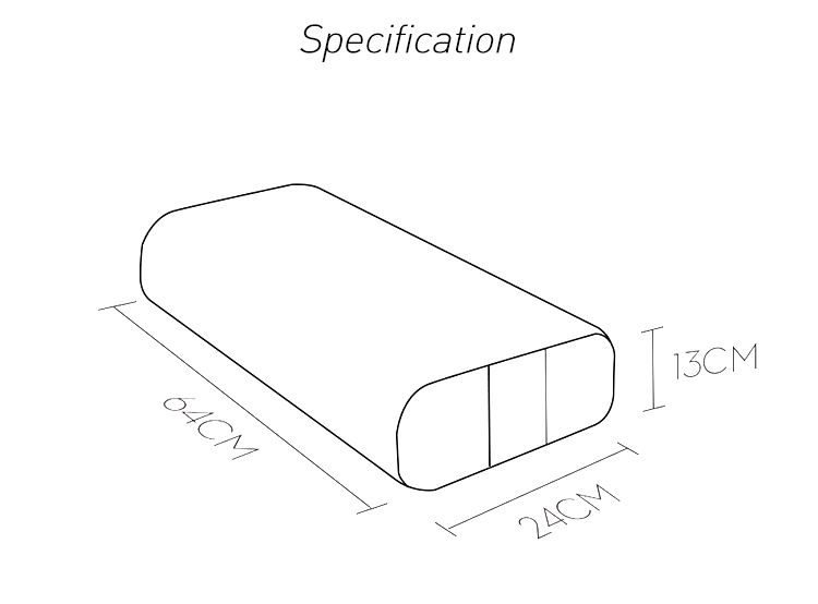 Bolster cuscino di meditazione premium sostite il cuscino rettangolare di supporto