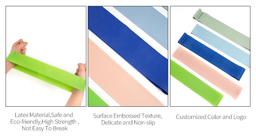 Banda di resistenza al lattice in rilievo ambientale Banda di resistenza al lattice in rilievo ambientale