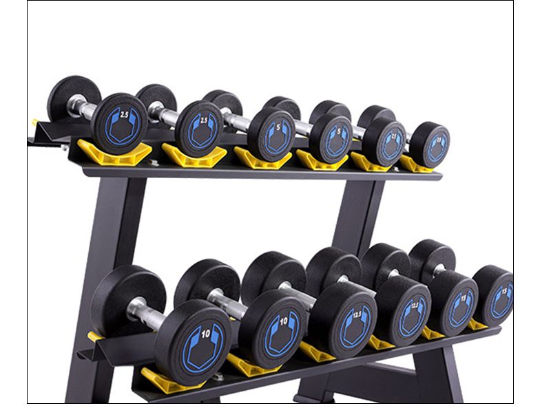 Captain America Style Round Pu Dumbbells
