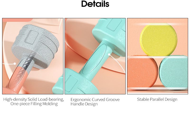 Set di manubri in PVC Eco Friendly