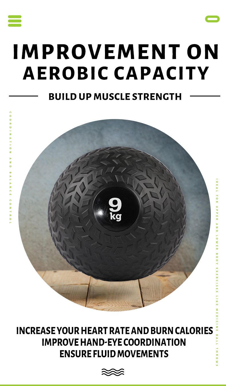 PVC Tire Sand Slam Ball Fitness Fitness Gym Medicine Slam Ball