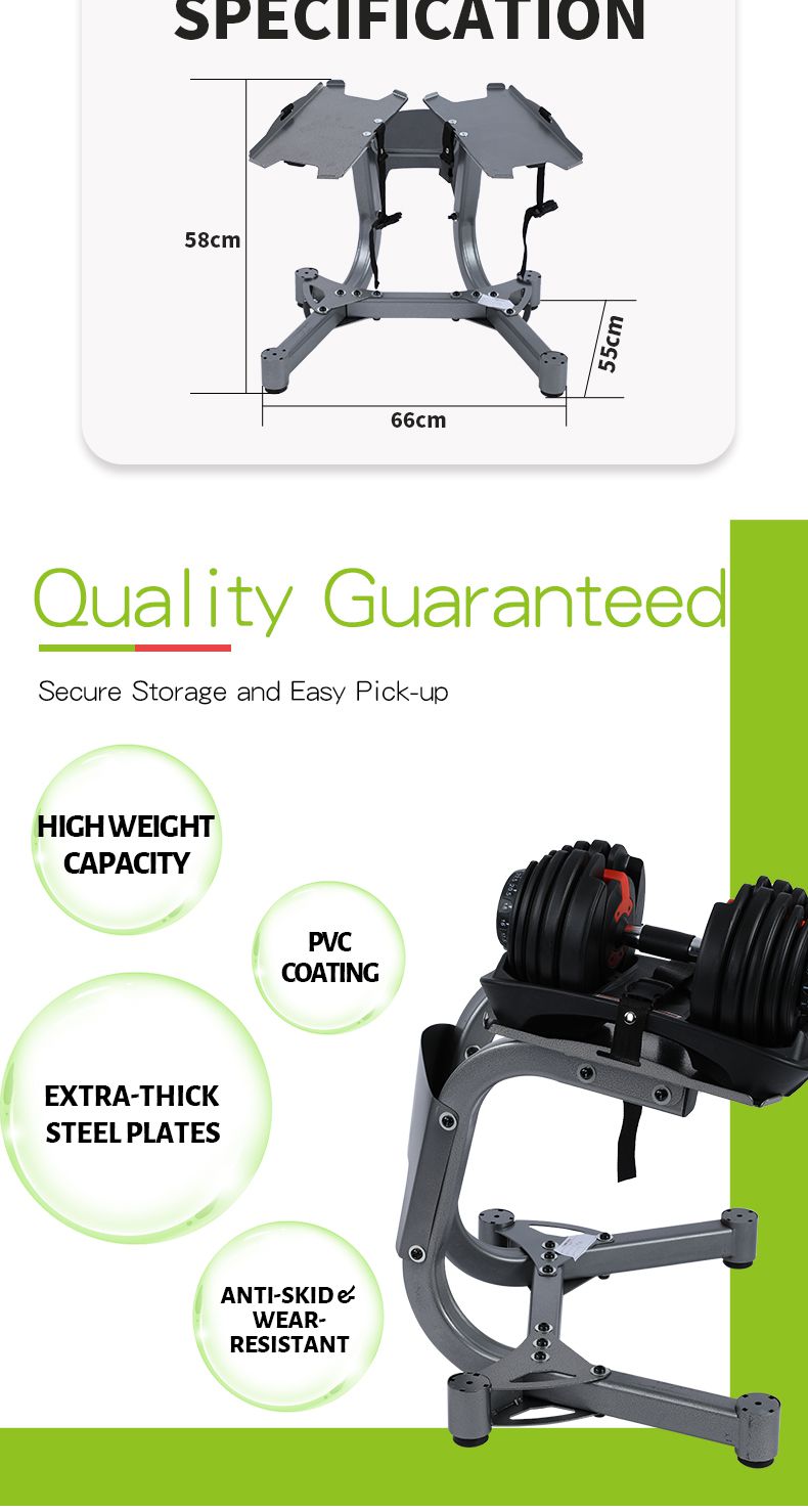 Supporto rack regolabile da 24 kg