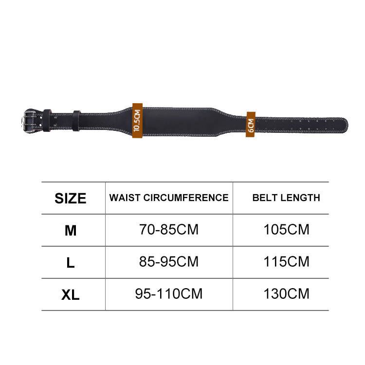 Cintura da palestra powerlifting con fibbia di alta qualità