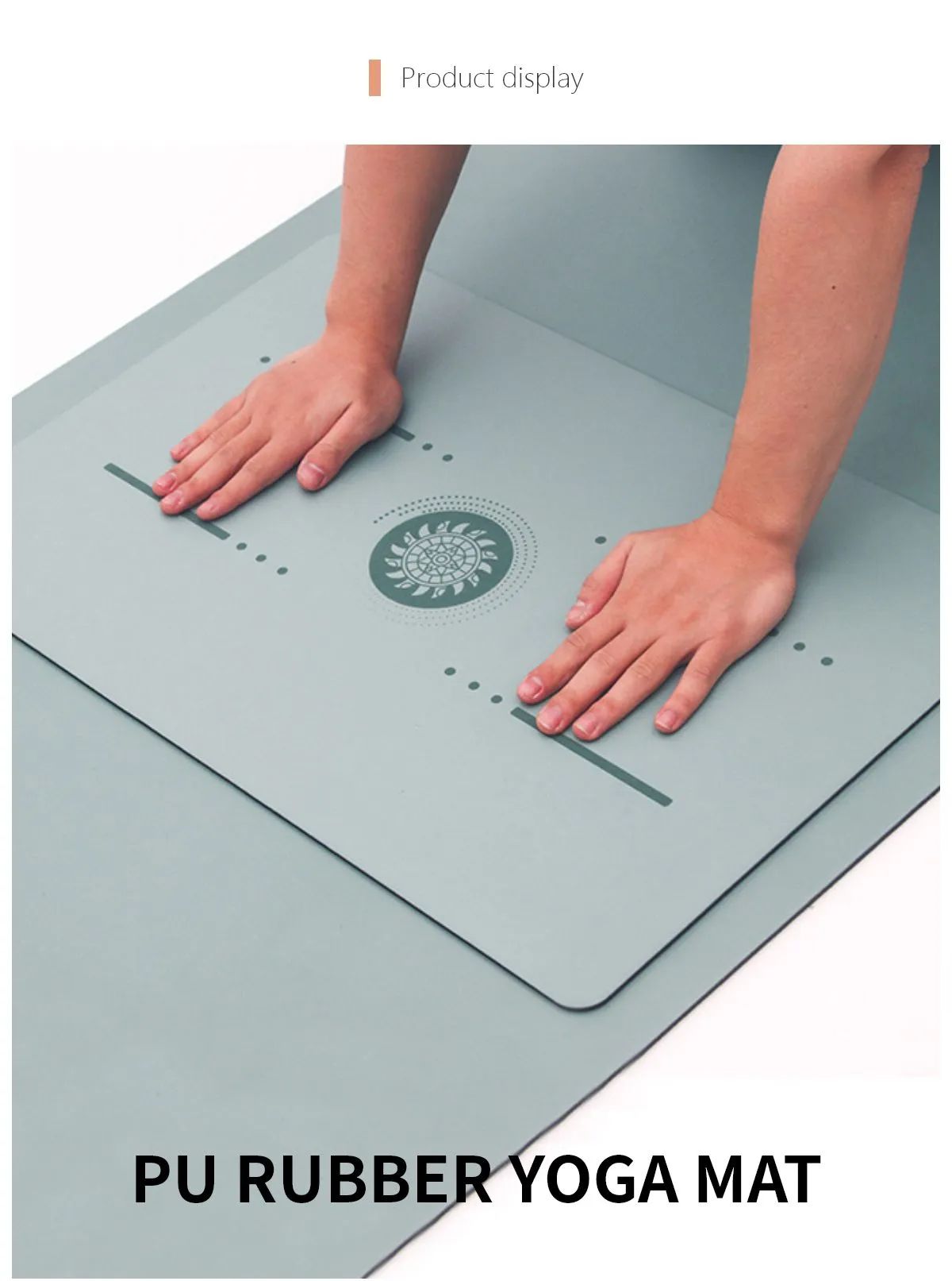 PU Portable Yoga Mat Small Yoga tappetino