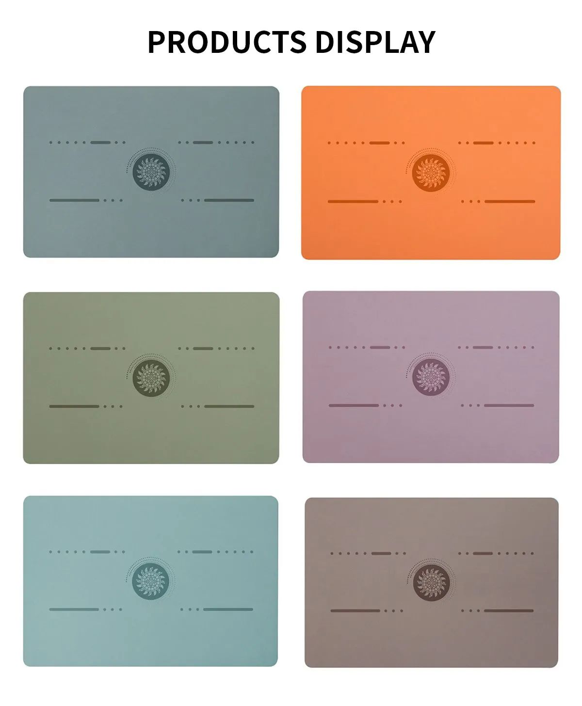 PU Portable Yoga Mat Small Yoga tappetino