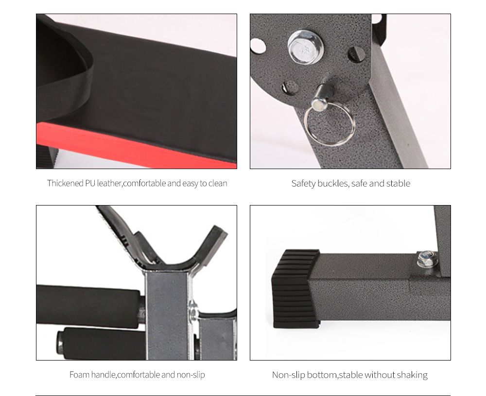 Banco rack a manubri pieghevole multifunzionale Banco rack a manubri pieghevole multifunzionale