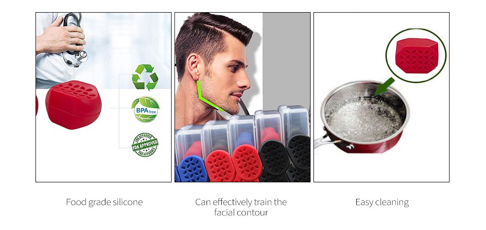 Esercitatore di mascella per uomini