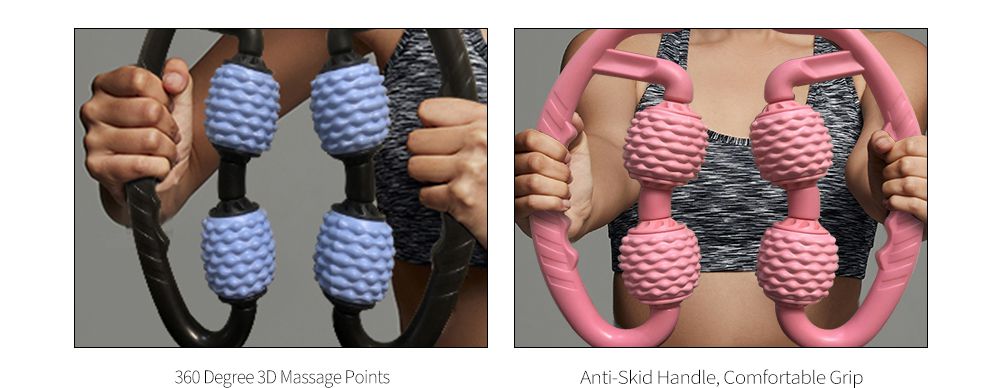 Massaggio con gambe rulli in schiuma