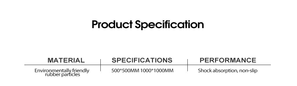 Tappetino da pavimento di gomma
