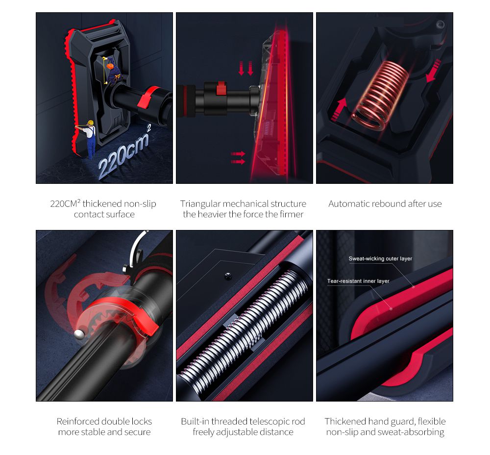 Barra di allenamento pull -up in casa