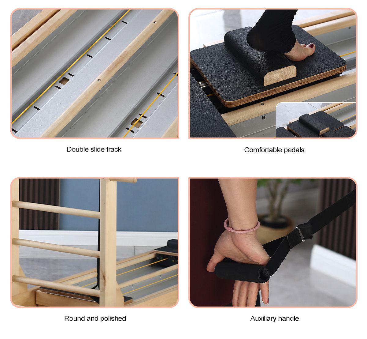 Pilates Attrezzatura a due vie con scala autoportante Pilates Attrezzatura a due vie con scala autoportante