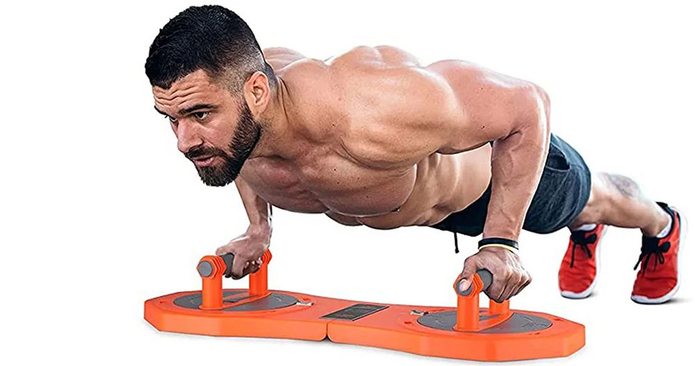 Rotating push up boards