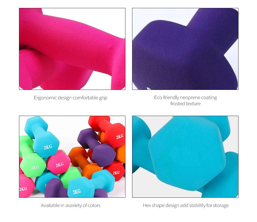 Dumbells immergenti - Sces di manubri neoprene colorati a basso prezzo a basso prezzo per donne