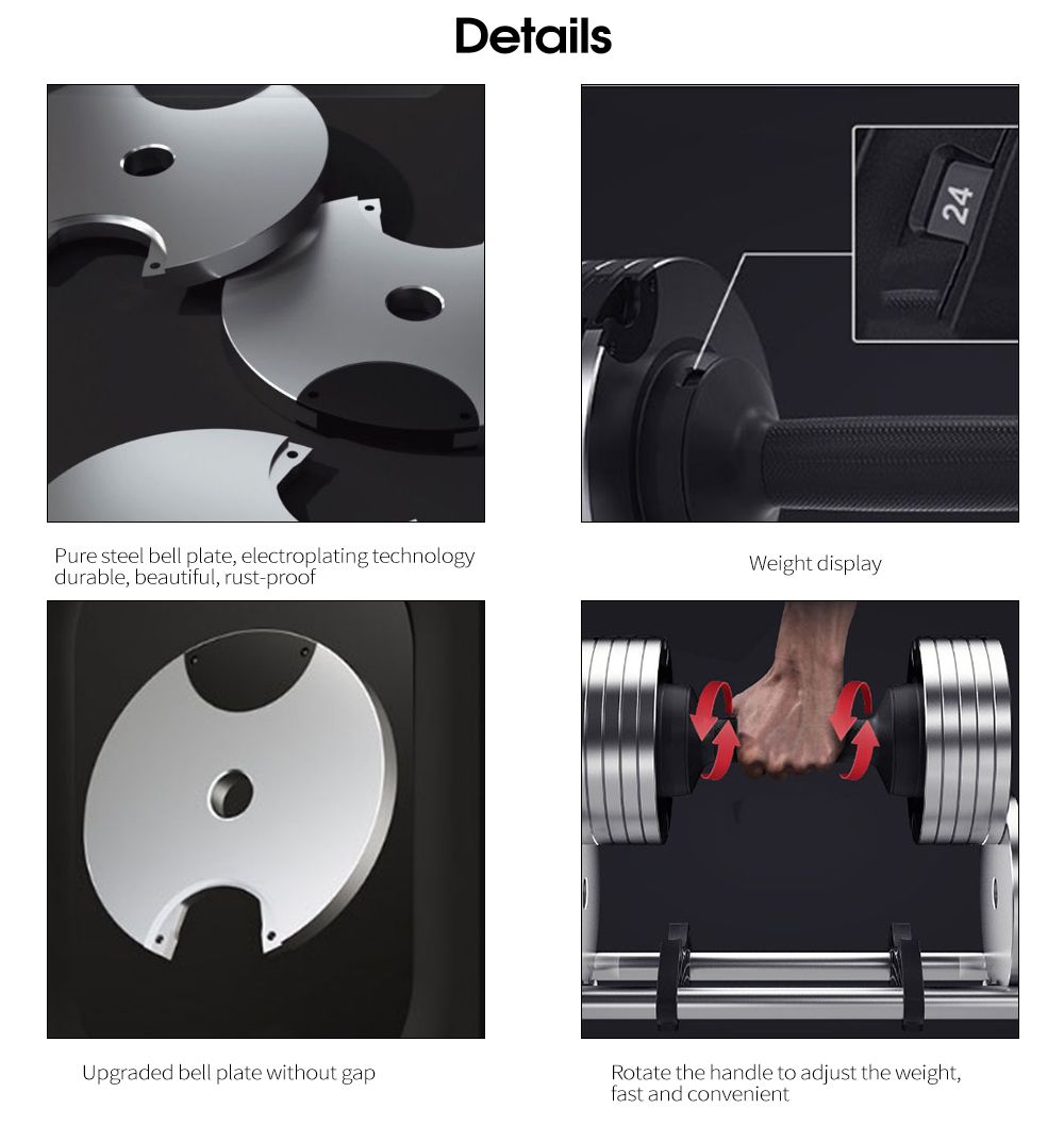 Manubrio regolabile elettroplato in acciaio puro