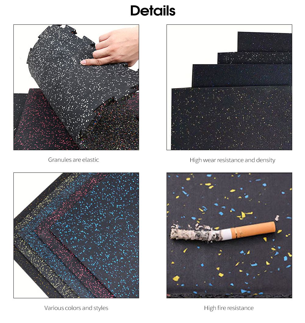 Tappetino da pavimento in gomma denti