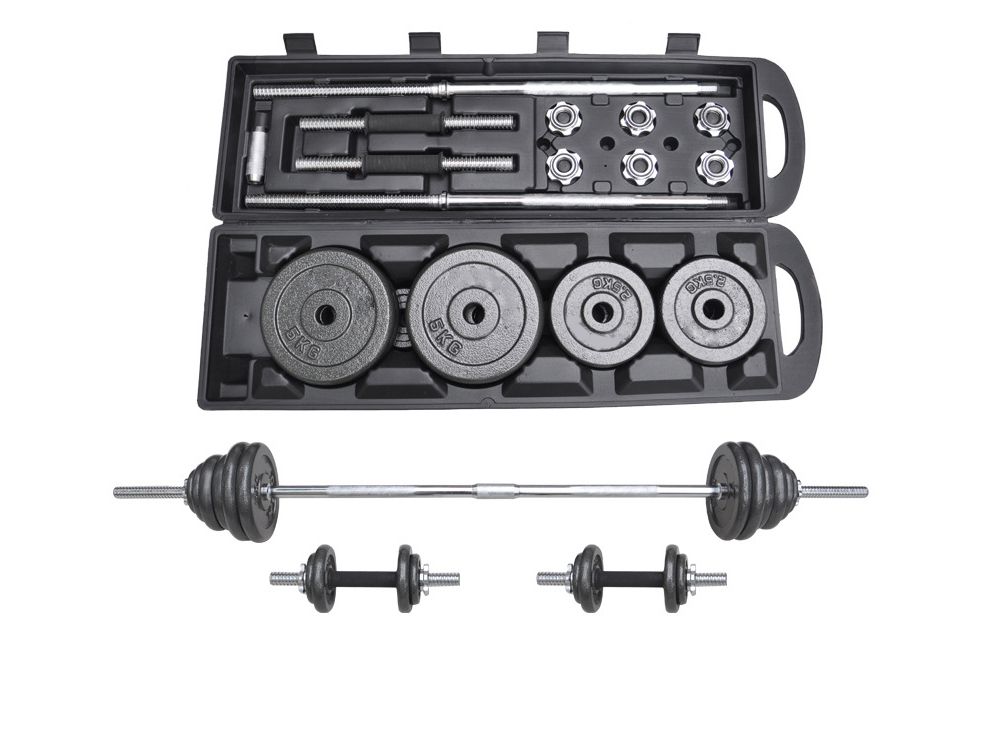 50 kg da 55 kg di pesi per bilanciere di manubri