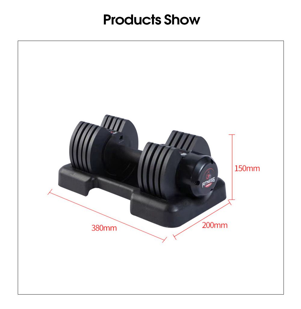 Set di manubri regolabile