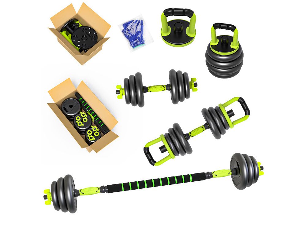 Dumbbell rivestito in gomma multifunzione all'ingrosso Dumbbell rivestito in gomma multifunzione all'ingrosso