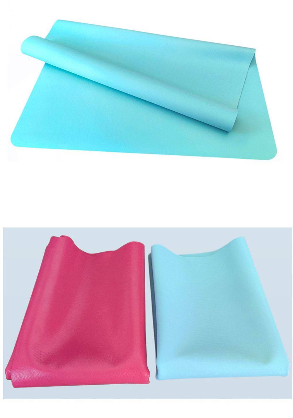 Tappetino da yoga in gomma pieghevole ultra sottile