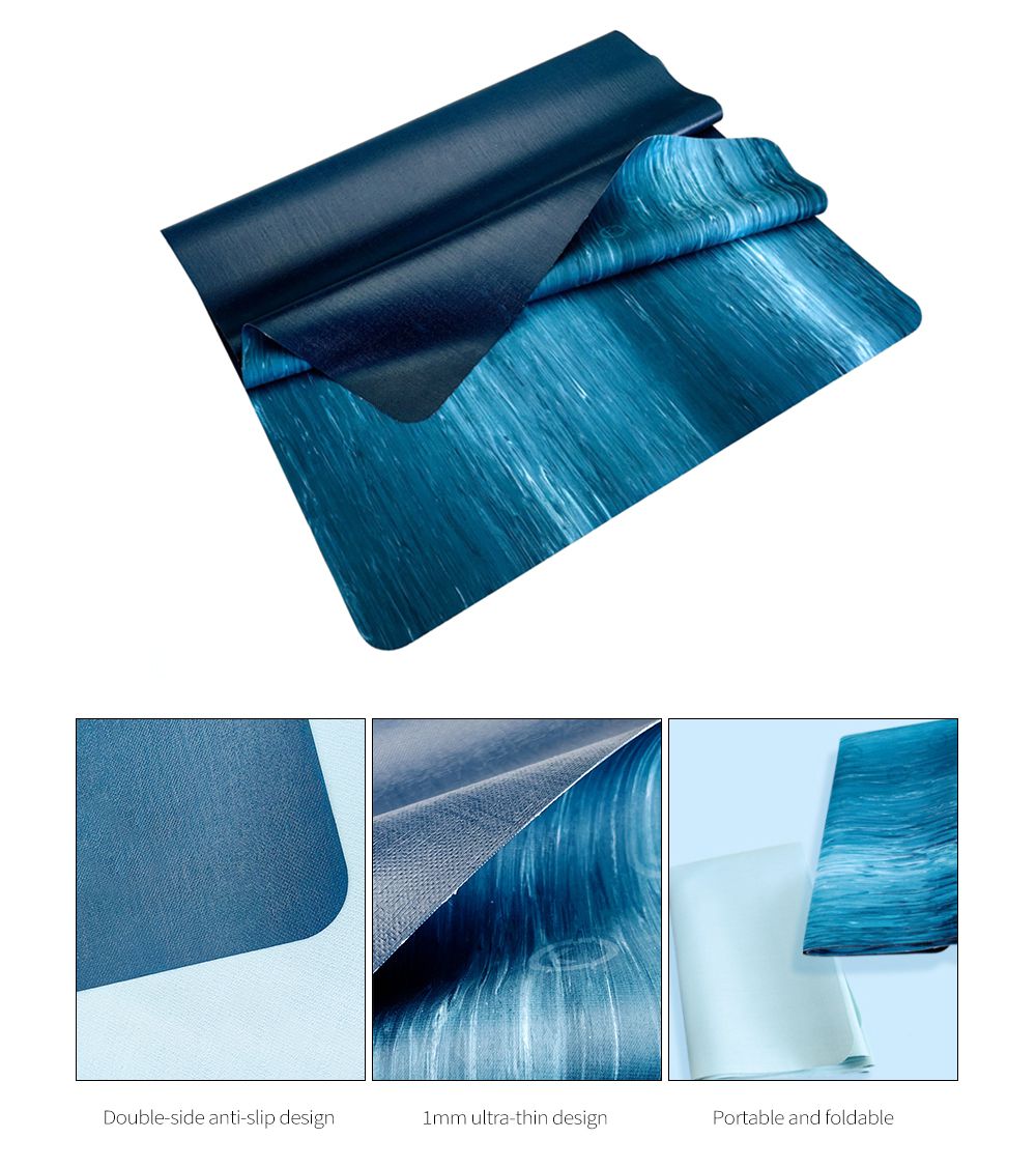 Tappetino da yoga pieghevole con scontro a colori Tappetino da yoga pieghevole con scontro a colori