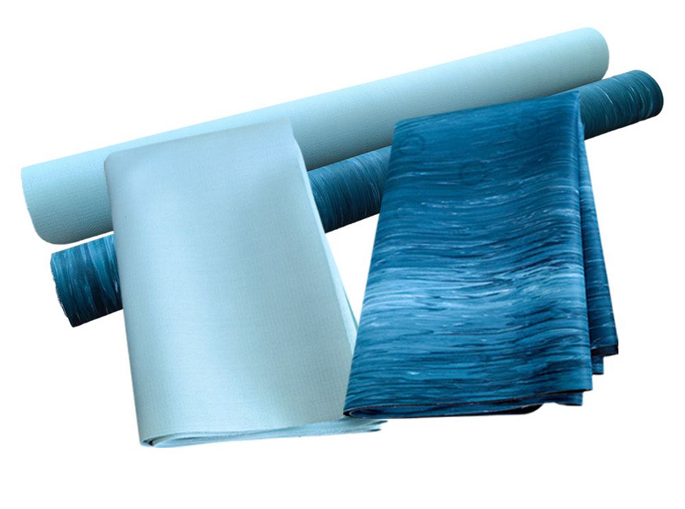 Tappetino da yoga pieghevole con scontro a colori Tappetino da yoga pieghevole con scontro a colori