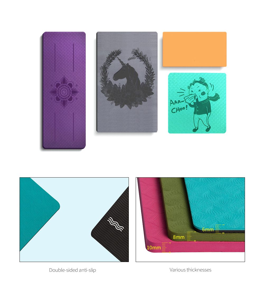 Tappetino in ginocchio yoga TPE Tappetino in ginocchio yoga TPE