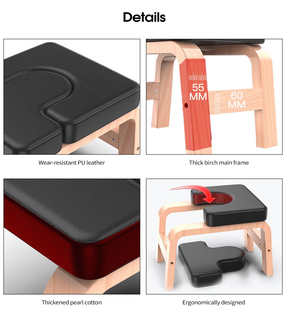 Panca per headstand di yoga