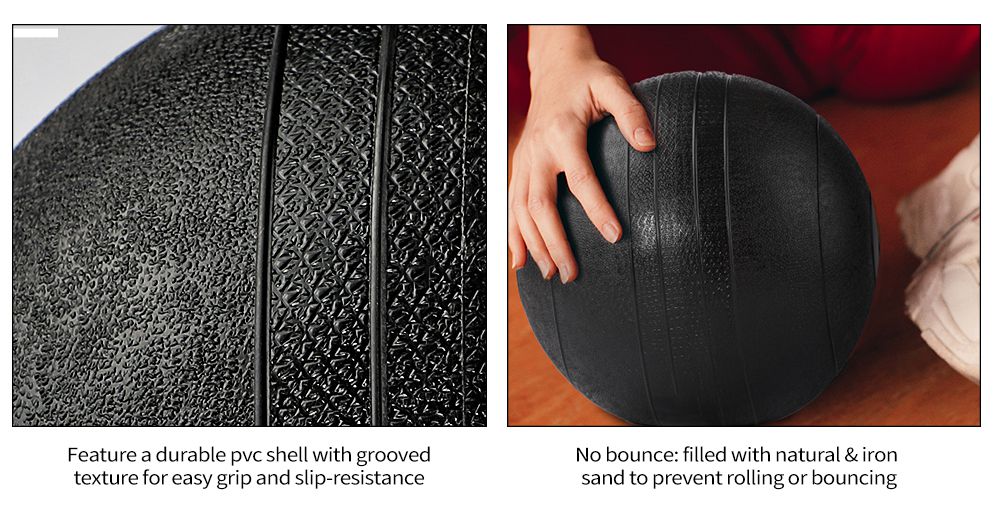 PVC Stone No Bounce Slam Ball Wall Medicine Ball