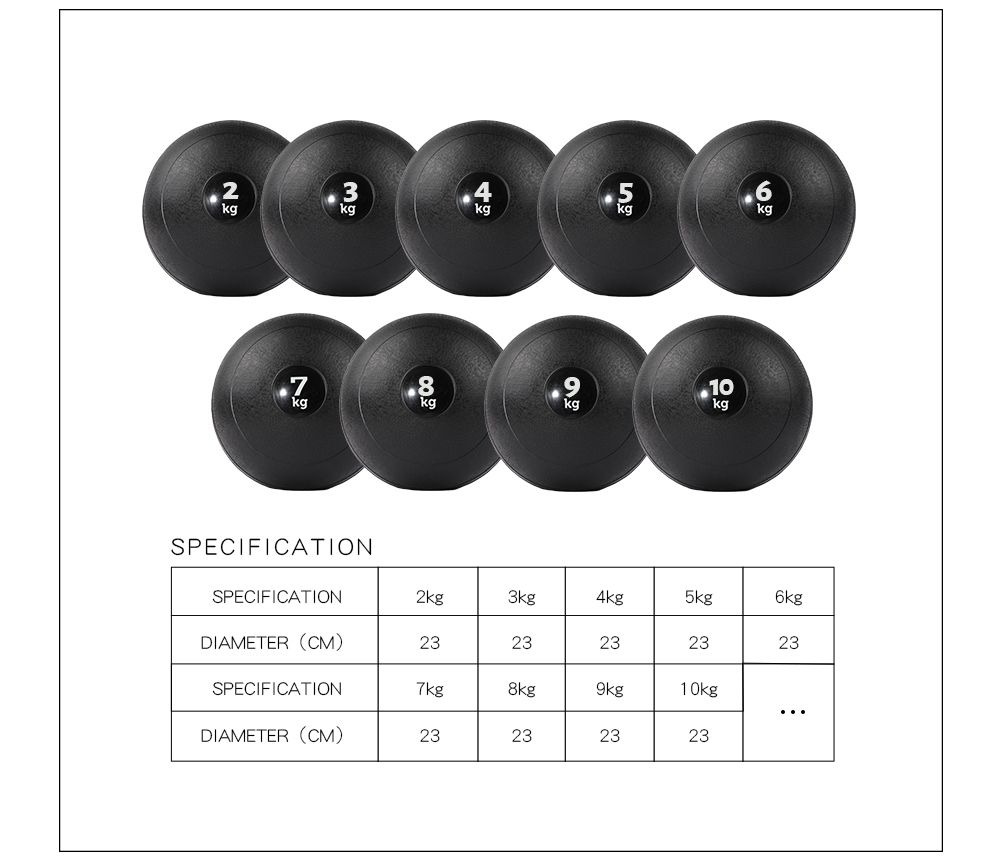 PVC Stone No Bounce Slam Ball Wall Medicine Ball