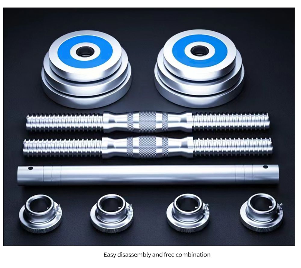 Kit combinato con bilanciere in acciaio solido