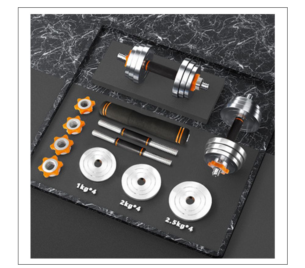 Kit combinato con bilanciere in acciaio solido