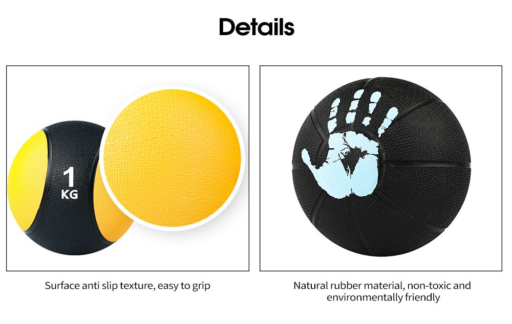 Esercizio di nucleo sferico in medicina in gomma solida