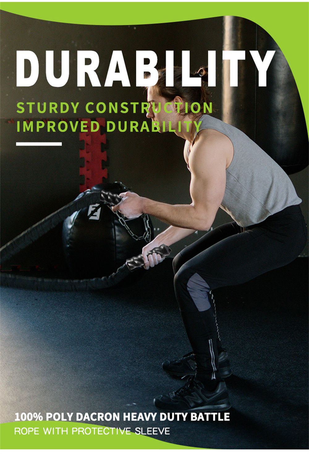 Battle Ropes Allenamento con manica protettiva