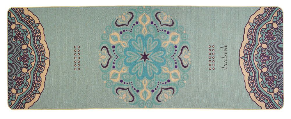 Tappetino eco yoga in gomma naturale non slittata