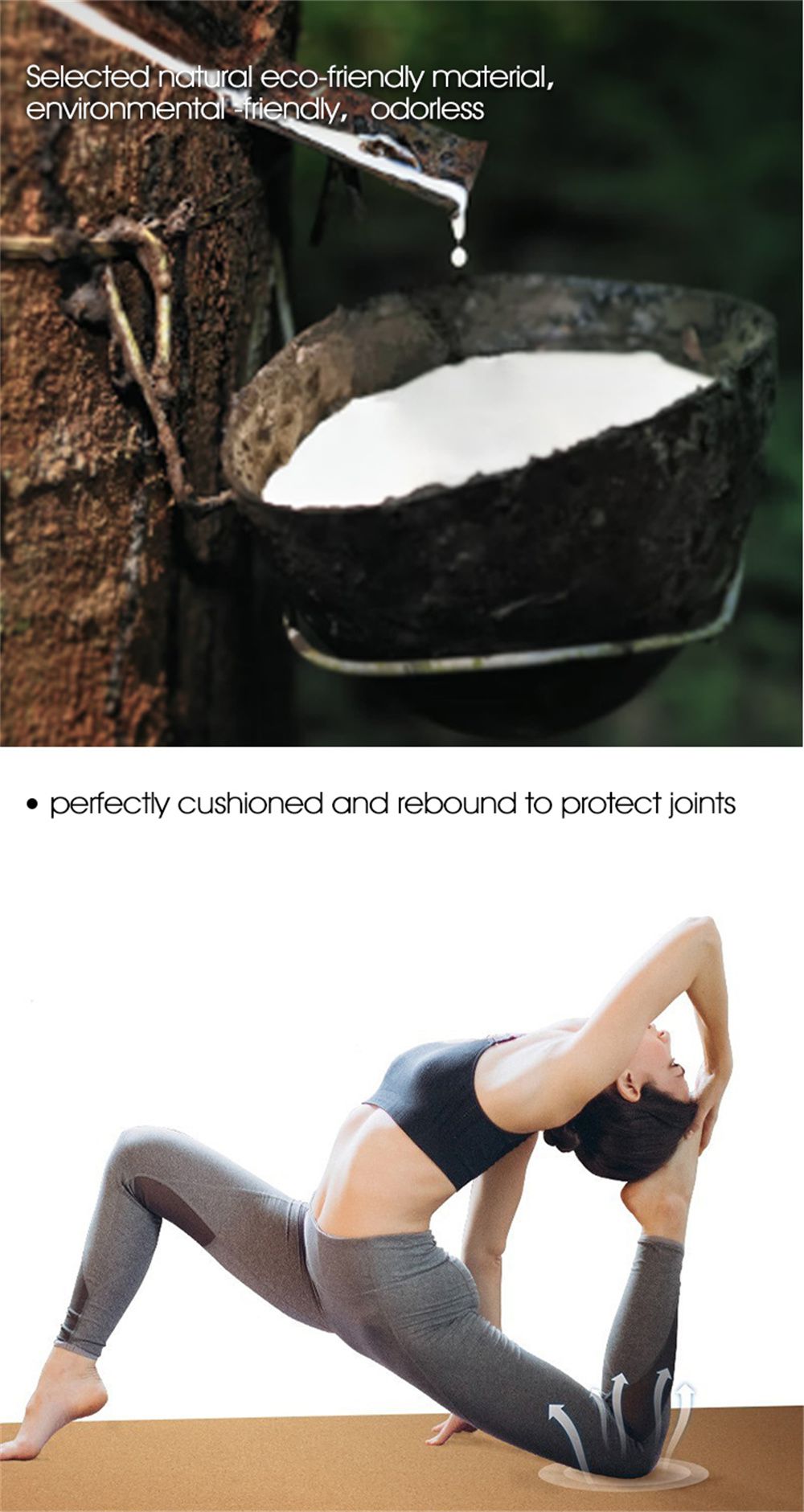 Tappetino da yoga in gomma a colori primario all'ingrosso personalizzato